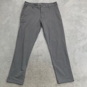 Rhone Commuter Pants Men's Size 32 Slim Gray